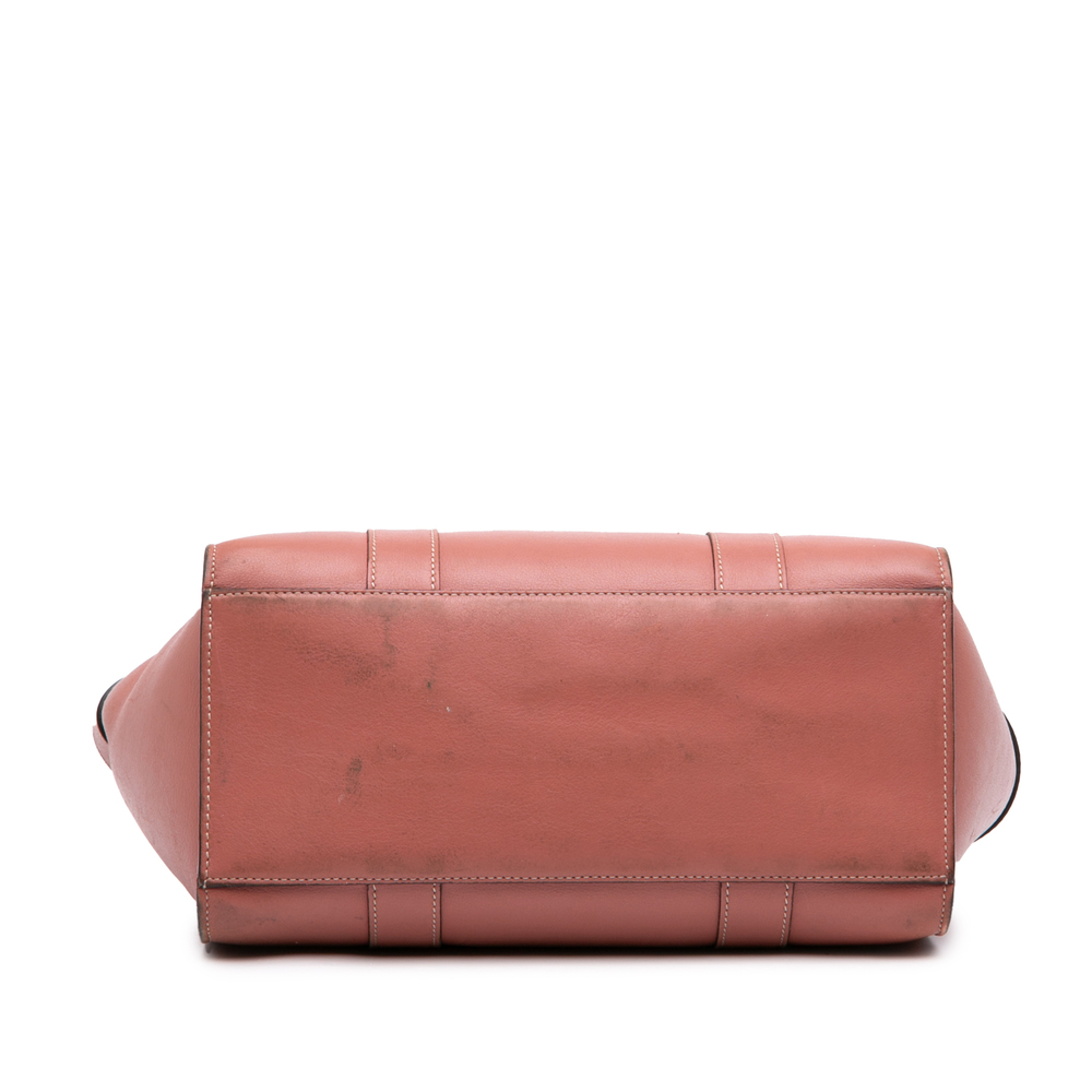 Pre-Loved Mulberry Small Smooth Calfskin Zipped Bayswater Satchel - Picture 3 of 10